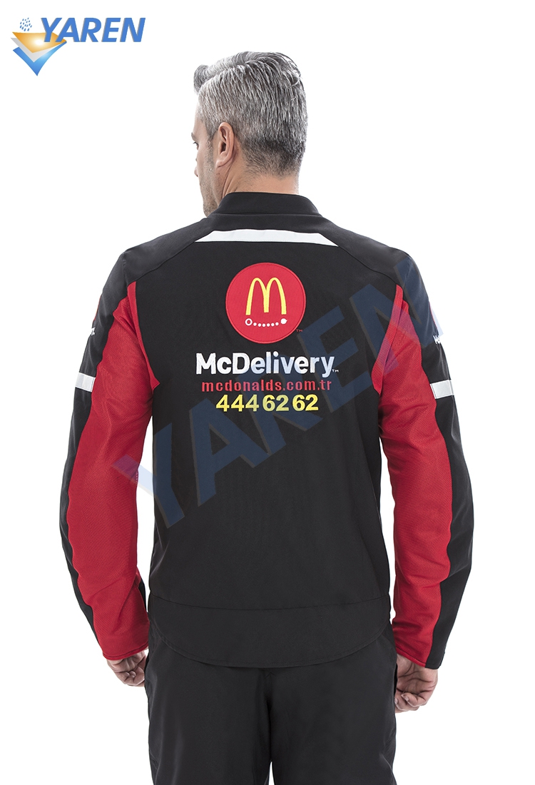 YRN-6033 McDonalds Yazlık Motokurye Montu ( Perakende Satışımız Yoktur )