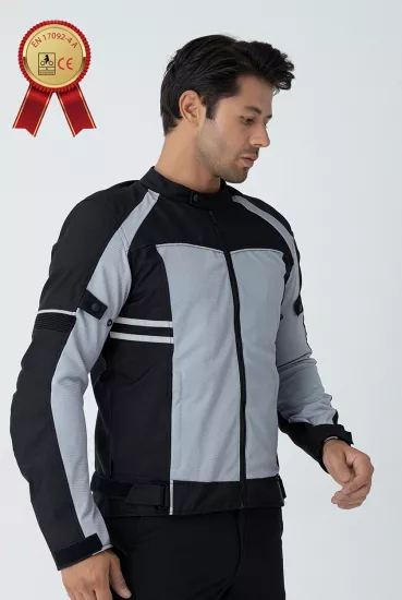 Korumalı Yazlık Motorcu Mont