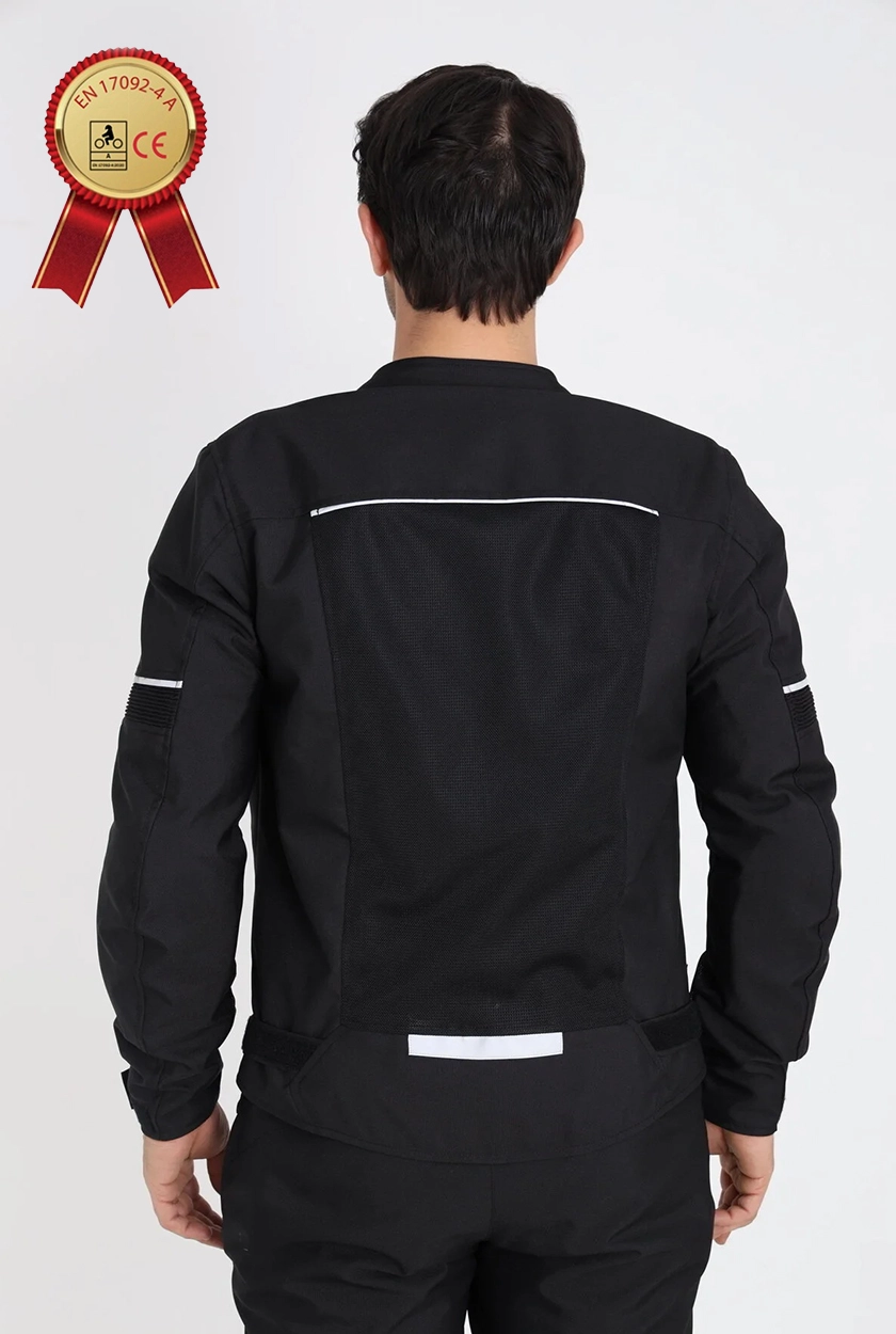 Ce Belgeli Korumalı Yazlık Motorcu Mont